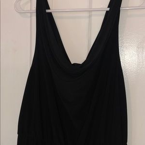 Black Cowl Neck Jumpsuit